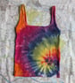 Tie dye cotton vest top (M 12-14) - Image 1