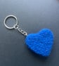 Needle felted heart keyring - Image 5