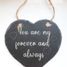 Slate Heart Wall Decoration