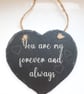 Slate Heart Wall Decoration