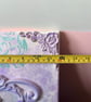 Iridescent Lola - pale canvas with shimmer detailing  - Image 8
