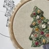 Christmas Tree Printable Embroidery Pattern