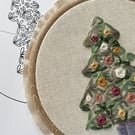 Christmas Tree Printable Embroidery Pattern