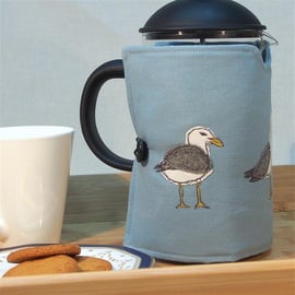 Cafetiere Cosy Seagulls Nature Wildlife Coastal Seaside 