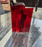 Remembrance soldier glass tea light