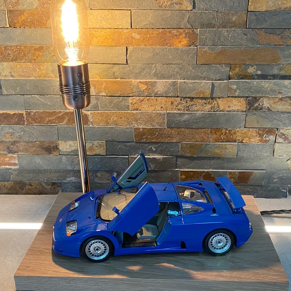 up-cycled Bugaro table lamp