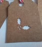 Christmas gift tags. Holly and berries. Ref 487 - Image 2