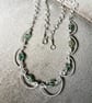 GREEN SCALLOP NECKLACE  - Image 2