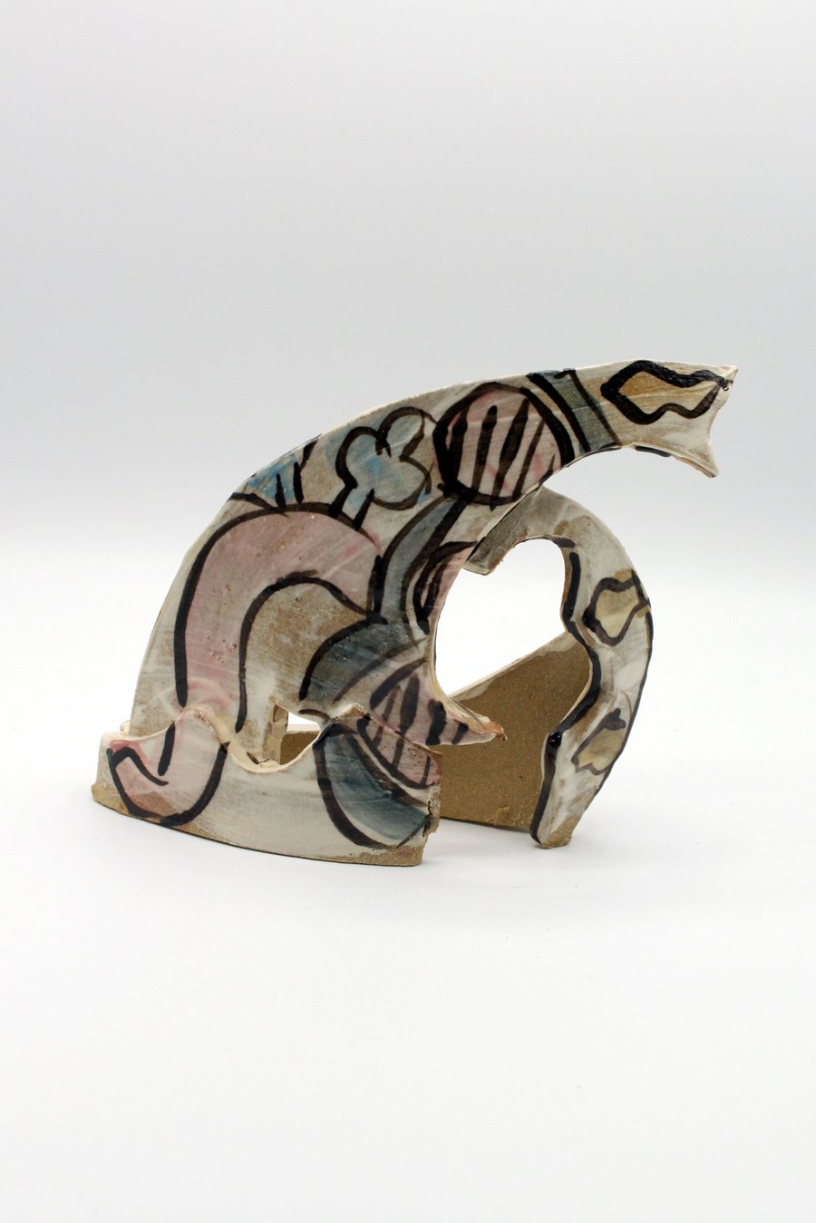 Small Sculpture: Ceramic Sketch: Layered Slabs