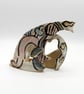 Small Sculpture: Ceramic Sketch: Layered Slabs