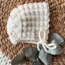 Bridgerton Baby Bonnet Merino Wool 