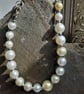 Faux Pearl Cream  Bracelet  - Image 2