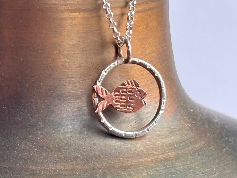 Tiny fish necklace
