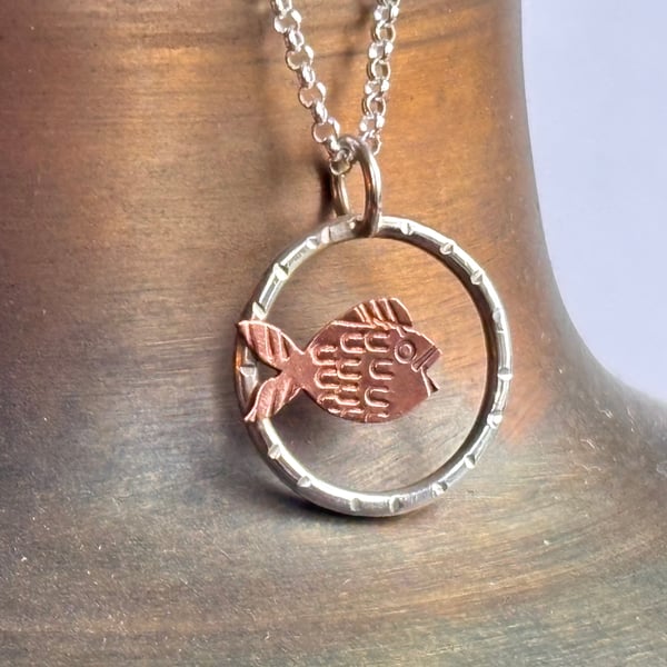 Tiny fish necklace