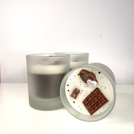 Valentine’s Collection - Luxury Handmade Candle - Hazelnut, Vanilla & Caramel
