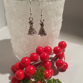 Christmas tree earrings 