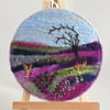 Embroidered Moorland Plaque