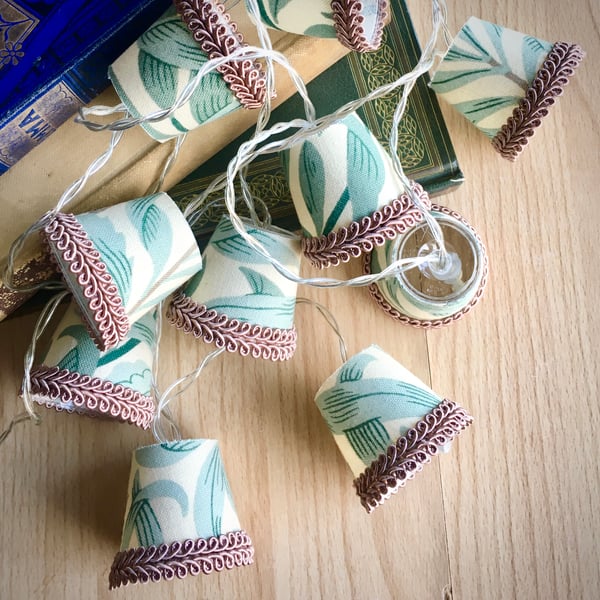 Lampshade Fairy Lights - William Morris - Willow Bough