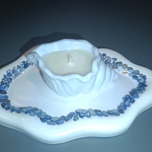 Seashell candles are more than just decor