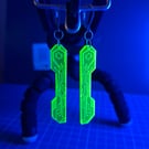 Cipher Key Earrings