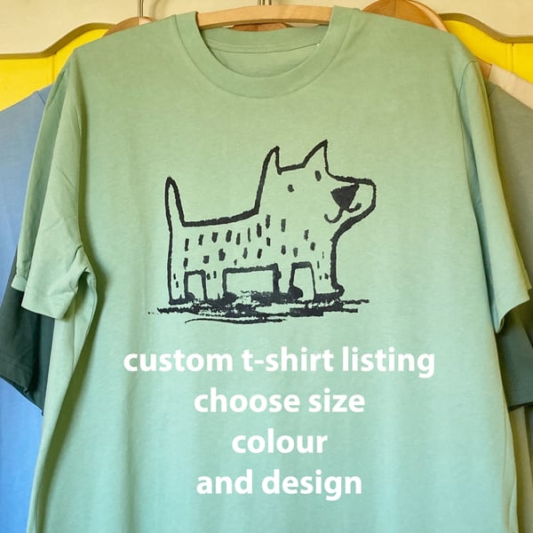 Custom Dog t-shirt order, 2 week wait