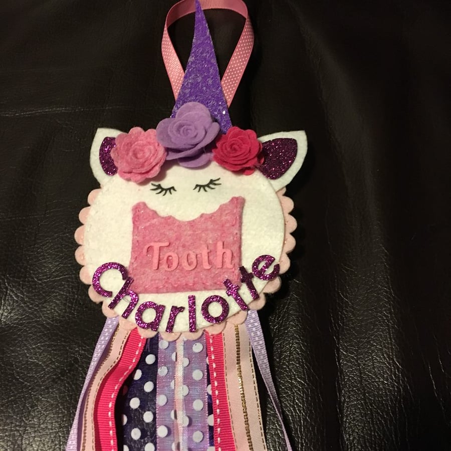 Tooth Fairy Unicorn - personalised