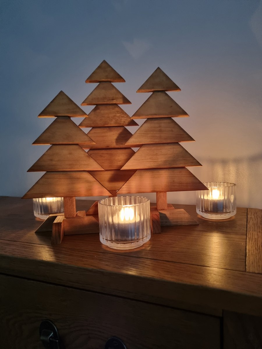 Wooden Christmas trees 