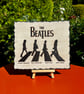 The Beatles wooded plaque 