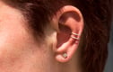 Sleek Silver Ear Cuffs