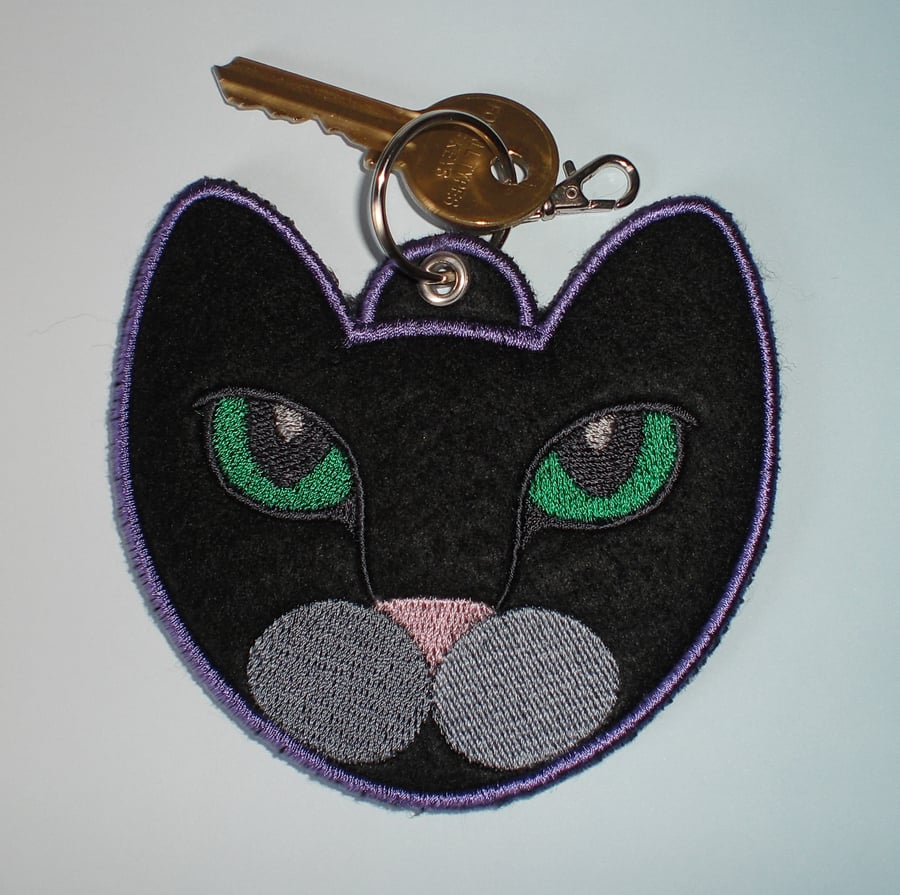 SALE. Cat keyring. Large