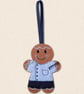 Barber Gingerbread Decoration - Embroidered Barber Character - Image 2