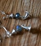 Witch hat earrings with crystals - Image 9