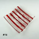 Red on-edge striped fused glass ring trinket dish (14)