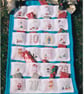 Christmas Advent Calendar cross stitch kit - Image 1