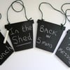 Flower pot chalkboard for gardeners or green fingered people, shed greenhouse