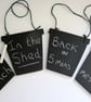 Flower pot chalkboard for gardeners or green fingered people, shed greenhouse - Image 1