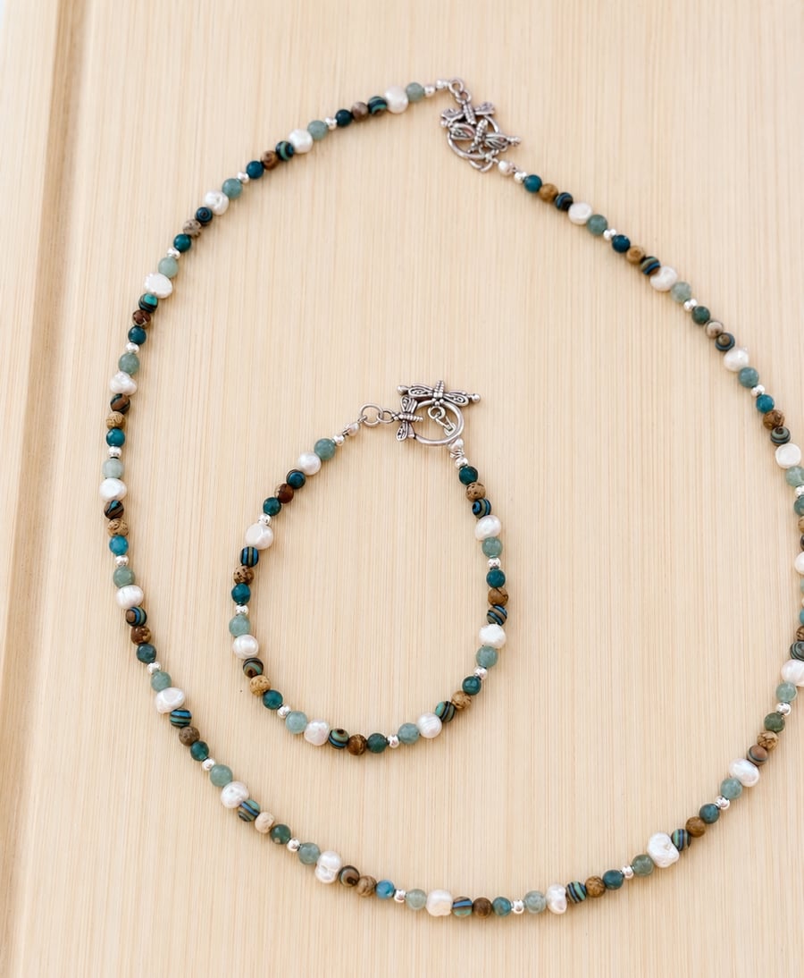 Oceana Necklace & Bracelet Set 