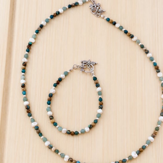 Oceana Necklace & Bracelet Set 