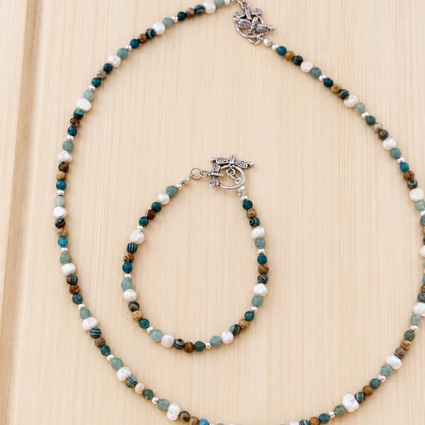 Oceana Necklace & Bracelet Set 