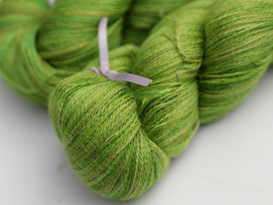 SALE: Summer Lea - Silky baby alpaca laceweight yarn
