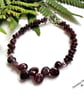 Designer Ruby Red Garnet Bracelet - Image 6