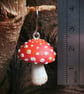 Fly Agaric Red Mushroom Earrings - Image 4