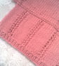 Children's Round Neck Cardigan with Ribbed Bottom and Sleeves, Knitted Cardigan - Image 6
