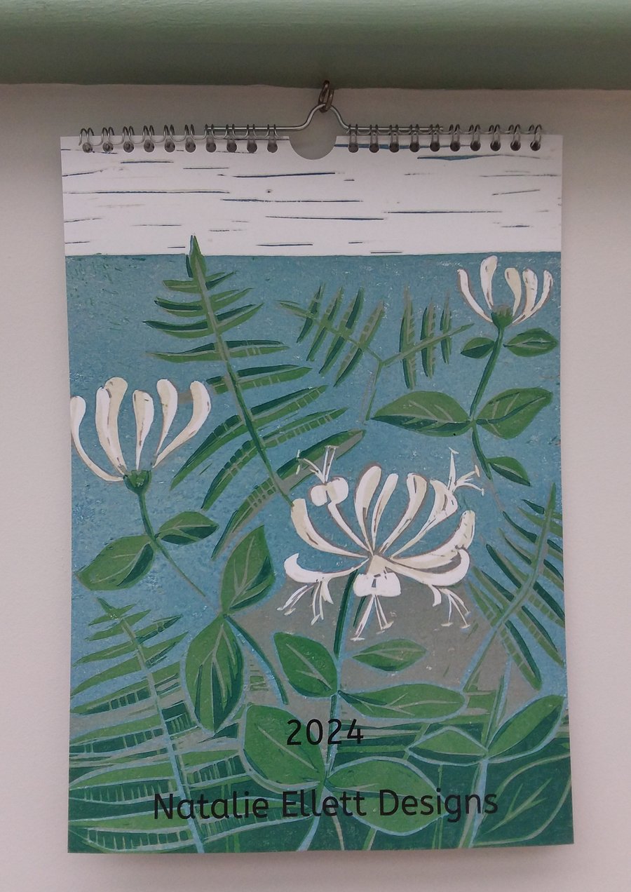 Calendar 2024 - flowers through the year