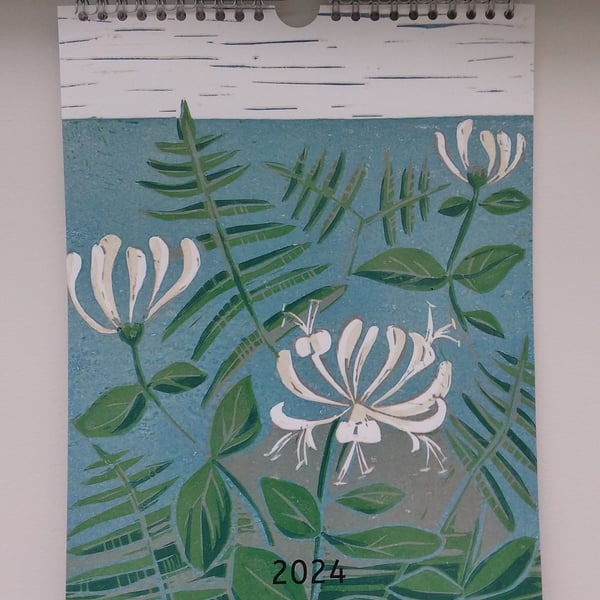 Calendar 2024 - flowers through the year