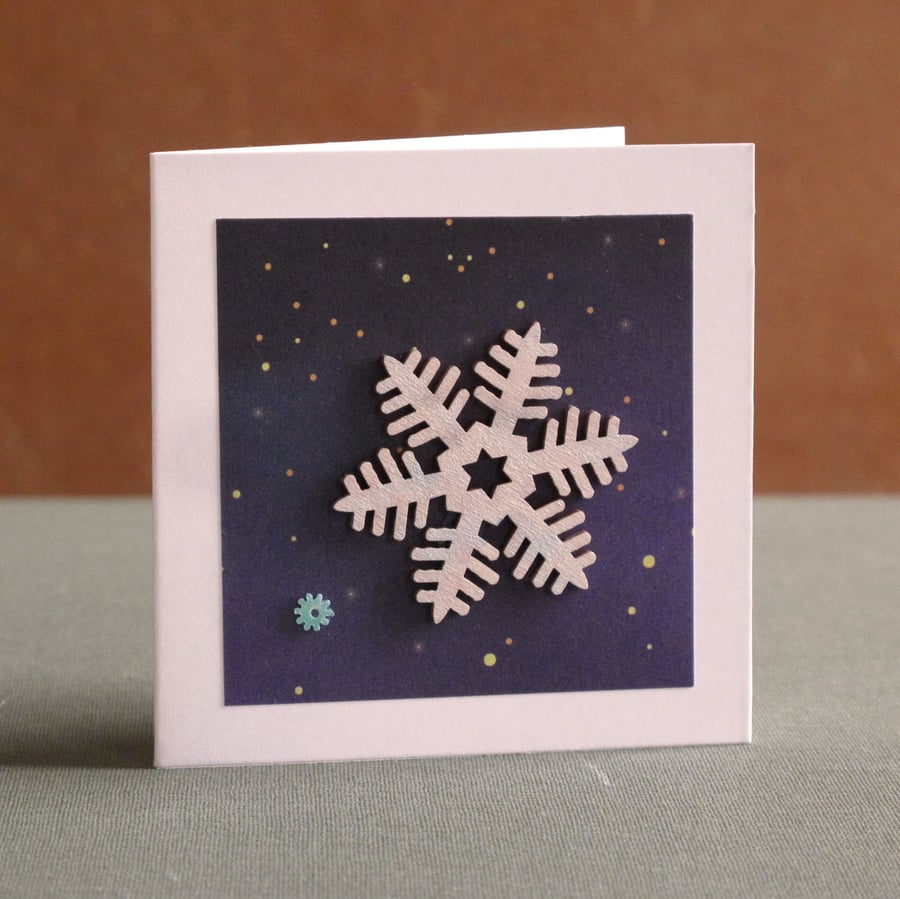 Unique Hand Made Christmas Card with Envelope