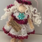 Tiny Pink Fairy Doll Decoration 