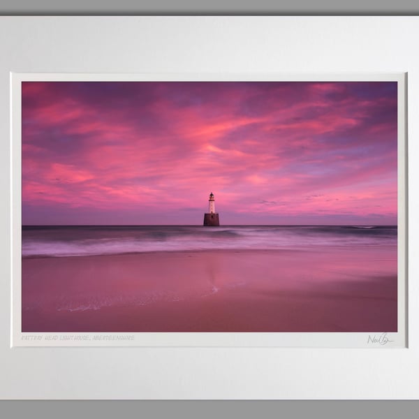 Rattray Head Lighthouse Aberdeenshire Scotland - A3 (50x40cm) Unframed Print