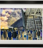 Dallas. Framed & Unframed Fine Art Print, American Football, Stadium Gift