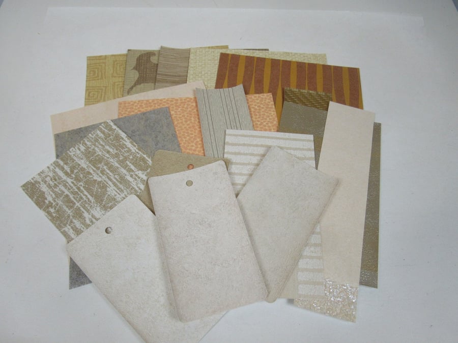 Mixed Dark Whites, Golds Wallpaper Craft Pack